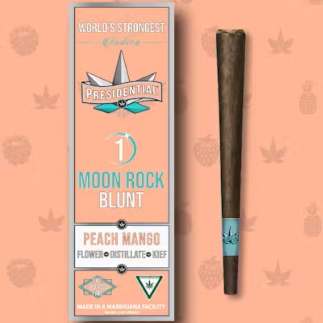 Photograph of product: PRESIDNTIAL | PEACH MANGO BLUNT - 1.5G PREROLL