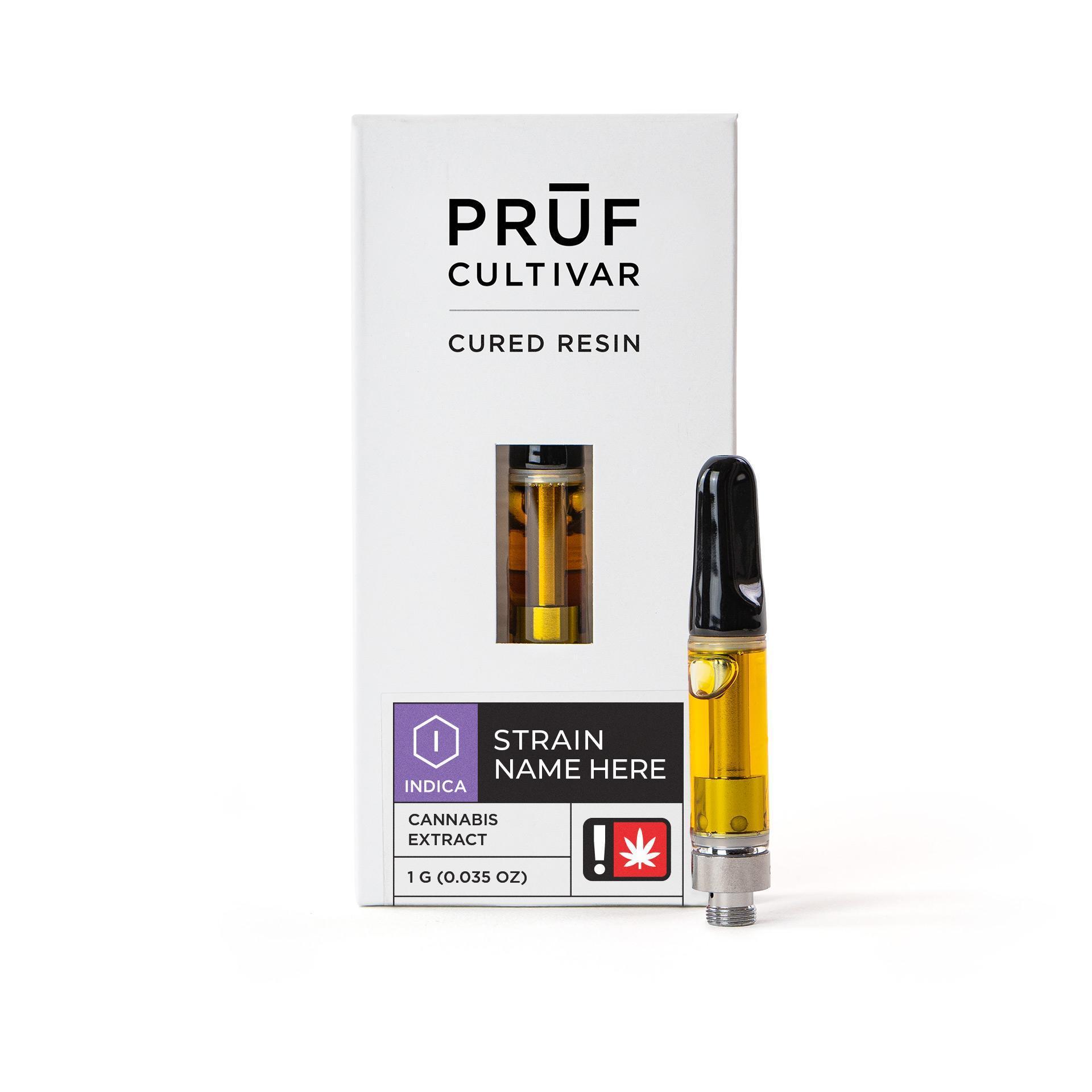 Photograph of product: Pruf Cultivar Zsunami Cured Resin Cartridge 1g