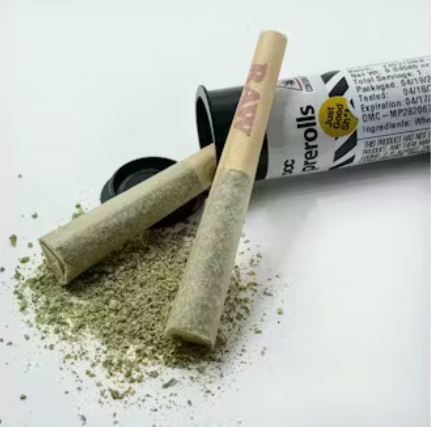 Photograph of product: Tangie Sunrise Bold Edition Diamond Dust Infused Pre-Roll 2-Pack | 1g