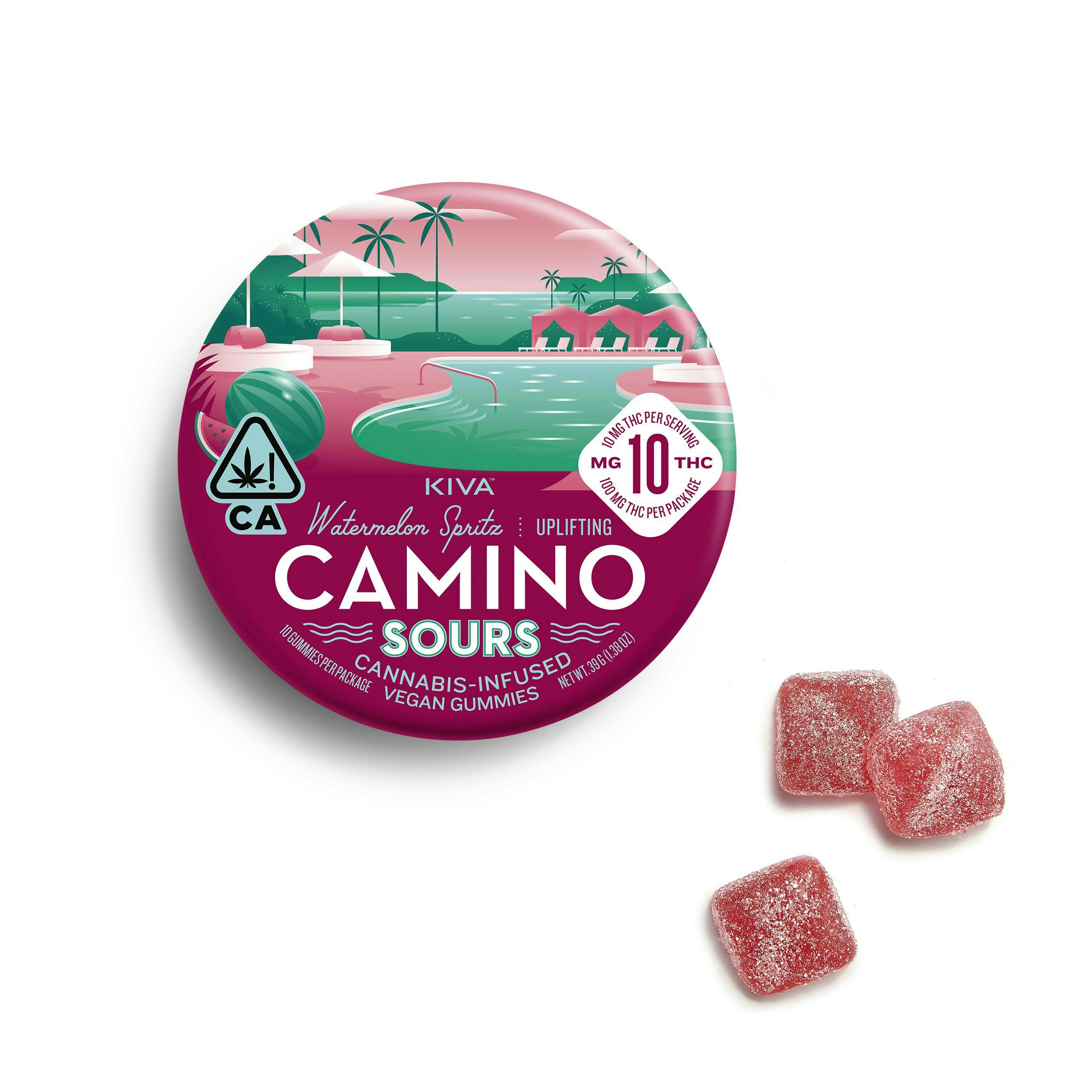 Photograph of product: Camino - Sours Watermelon Spritz - 100mg
