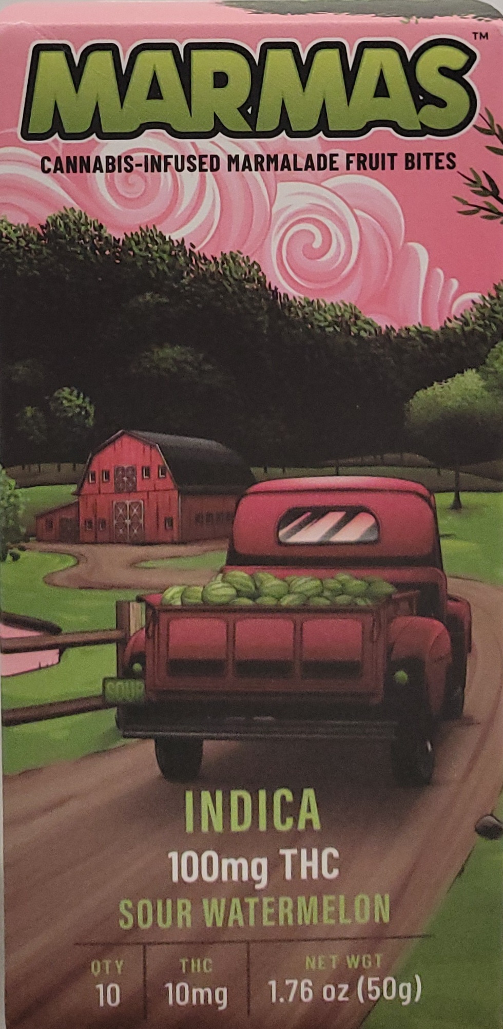 Photograph of product: Sour Watermelon | 10 Pack