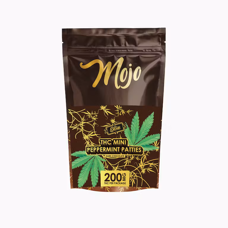 Photograph of Product: MINI PEPPERMINT PATTIES - 200MG (SATIVA)