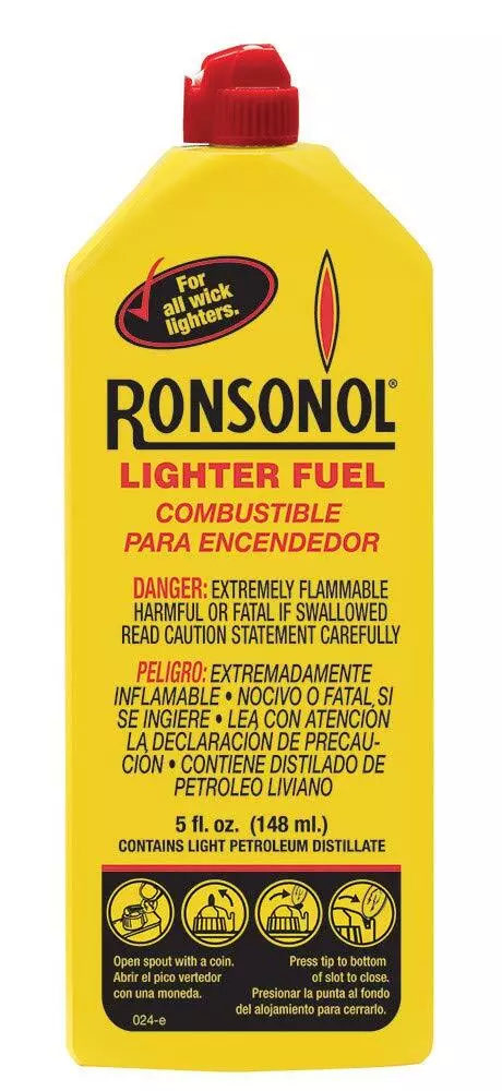 Photograph of product: Ronsonol Lighter Fuel 5fl.oz (148ml)