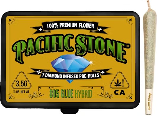 Photograph of product: 805 Glue [H] - Diamond Prerolls 7PK