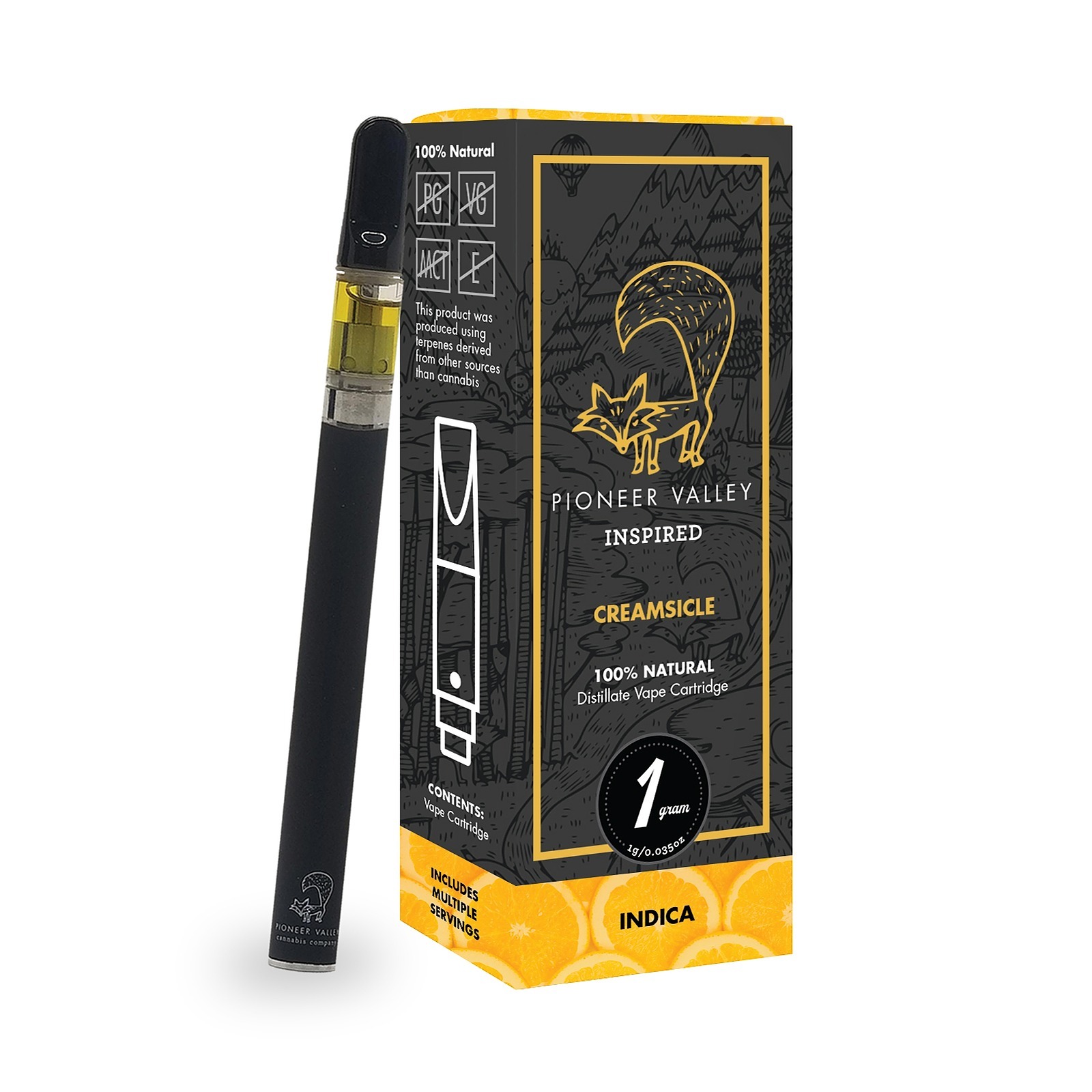 Photograph of product: Creamsicle Vape Cartridge | 1g