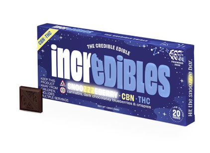 Photograph of product: Inc.edibles Over The Moon Berry TH-oui/CBN Bar (H) 00648