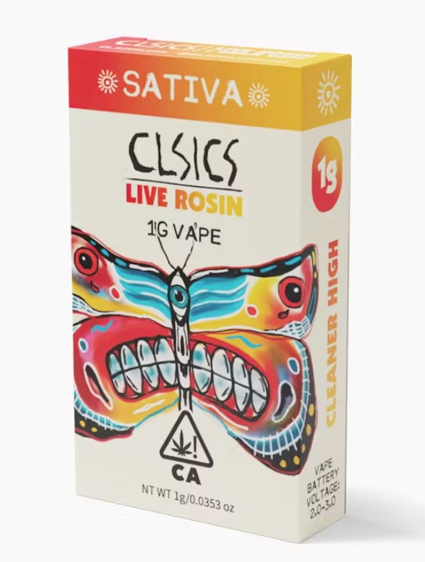 Photograph of product: CLSICS Blue Crack Cartridge