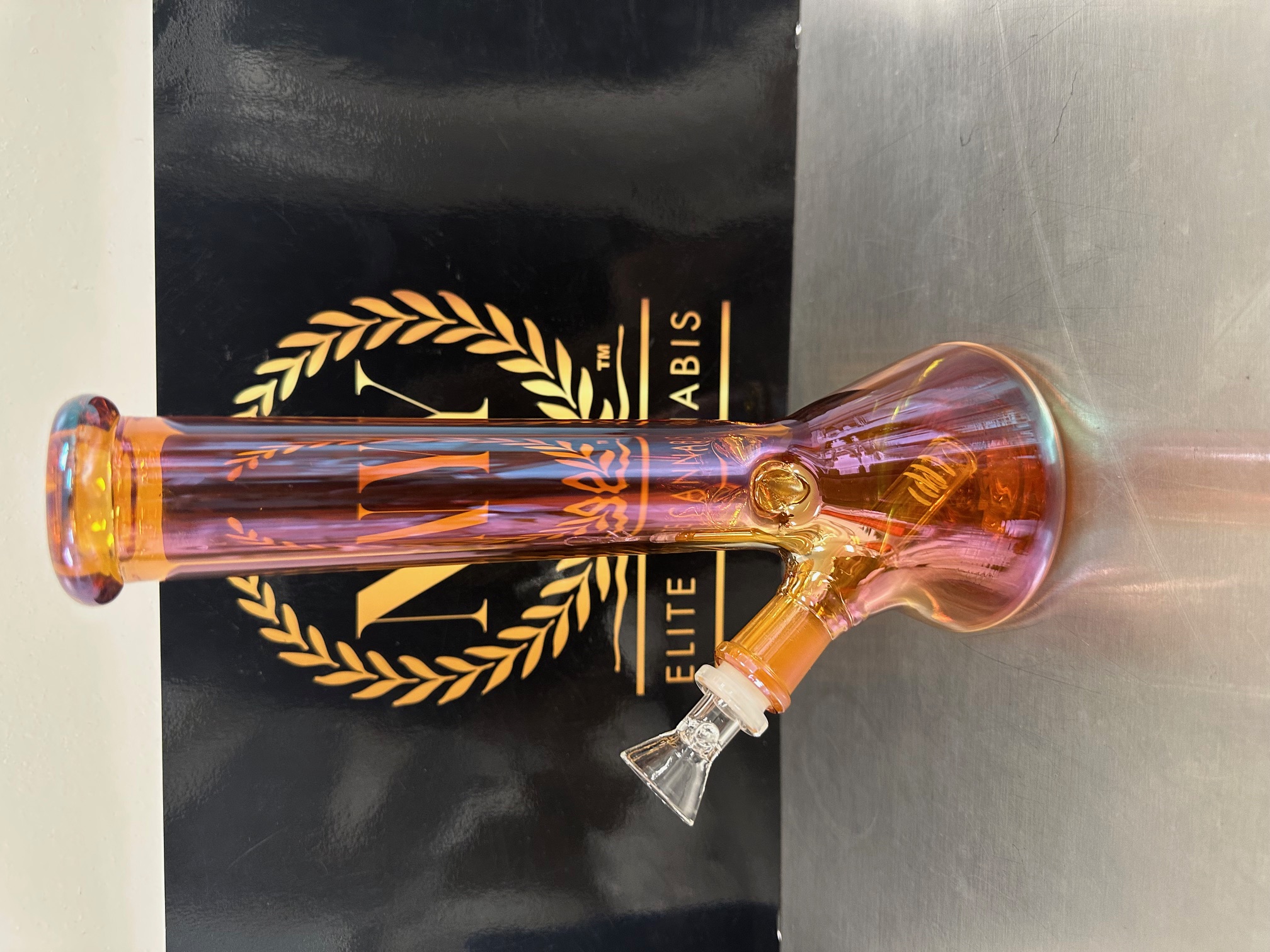 Photograph of product: 10 inch | Waterpipe Bong | Wine Red (ST284)