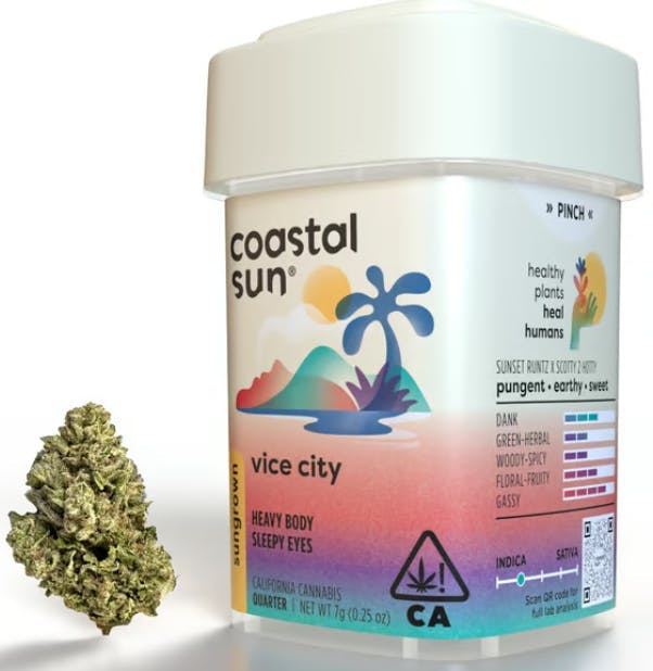 Photograph of product: Coastal Sun - Vice City (1/8) - 3.5 grams