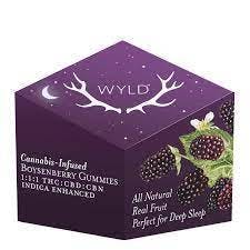 Photograph of product: BOYSENBERRY - WYLD GUMMIES 1:1:1 TH-oui/CBN/CBD (100MG EACH) Oui'd