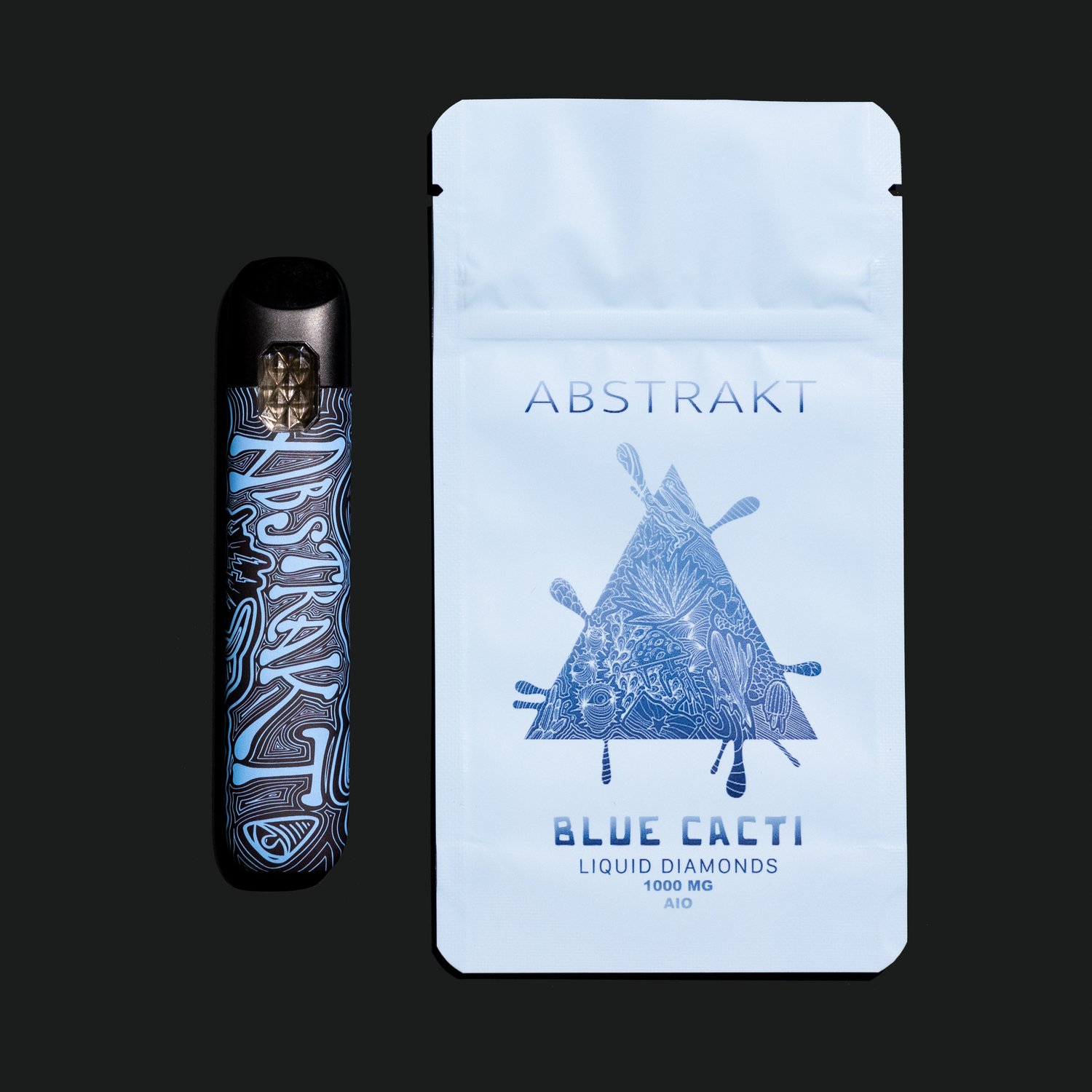 Photograph of Product: Blue Cacti Liquid Diamonds All-In-One