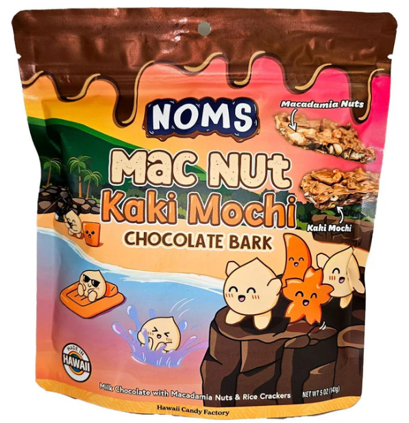 Photograph of product: Mac Nut Kaki Mochi Chocolate Bark *NON MEDICATED*