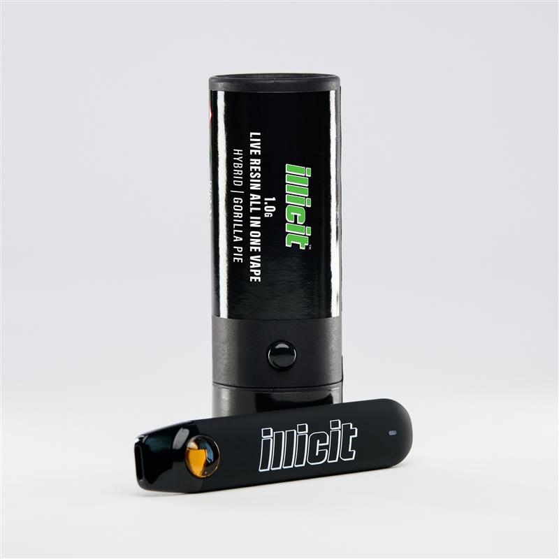 Photograph of product: Bruce Banner (H) - Illicit - 1g Live Resin Disposable Vape Pen