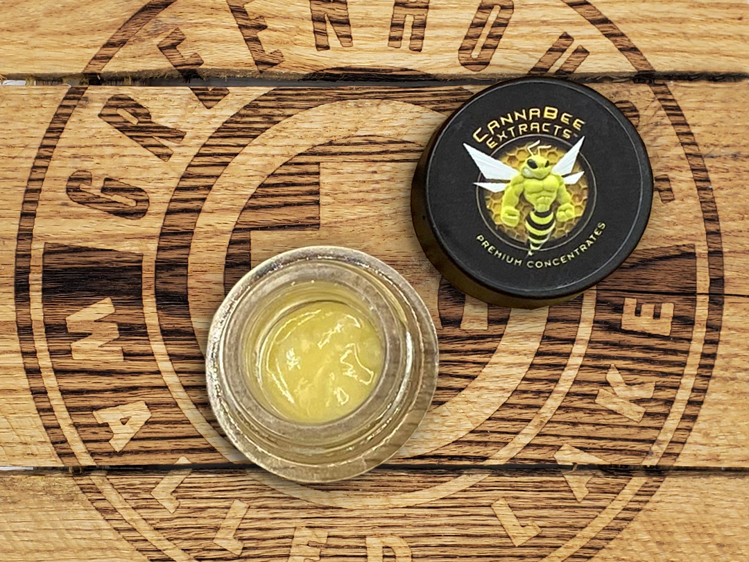 Photograph of product: CannaBee Extracts | AJ's Sour Diesel | 1g Live Resin Terp Badder