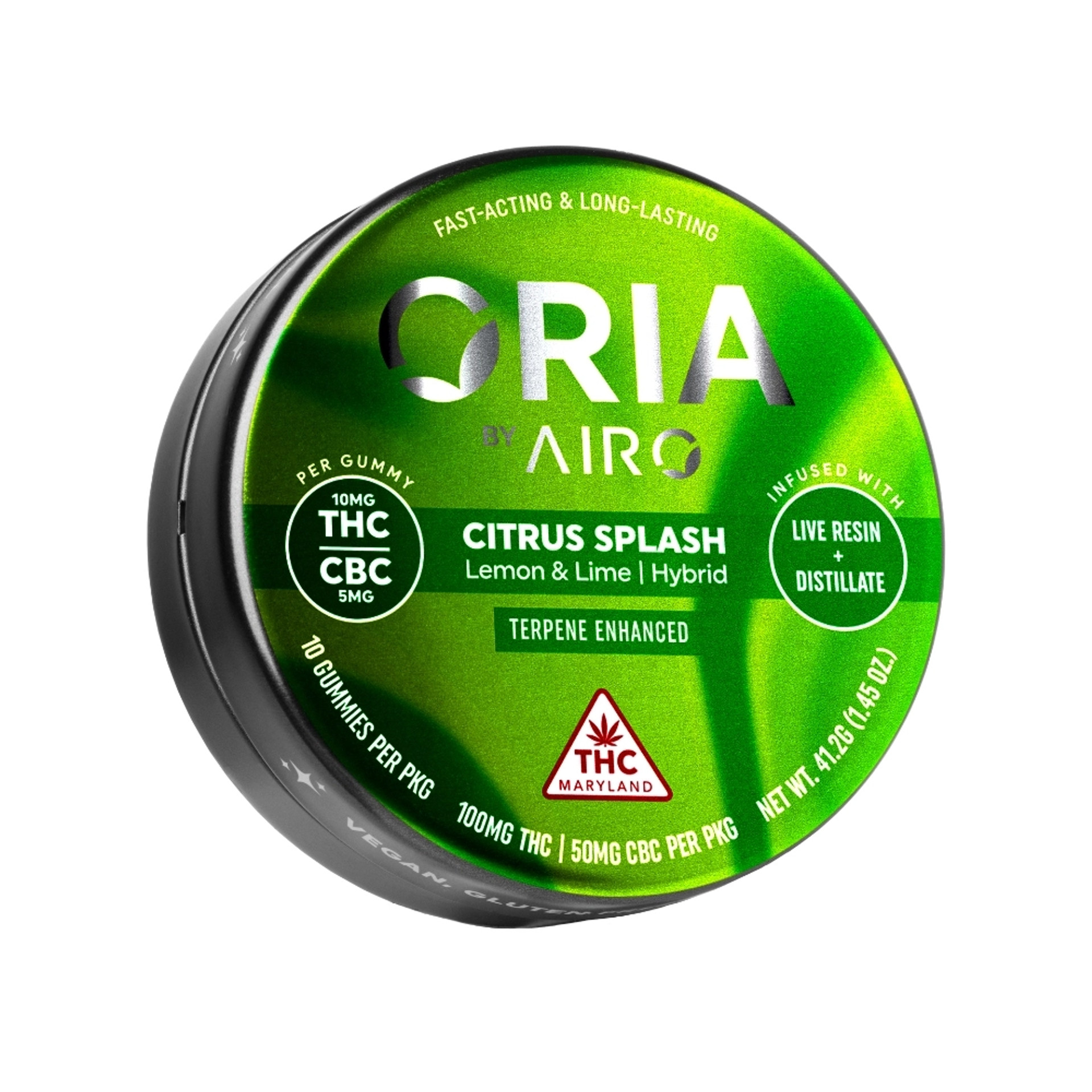 Photograph of product: Citrus Splash | 10 x 10mg
