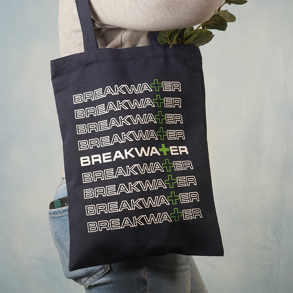 Photograph of product: Tote Bag, Logo (Navy Blue)