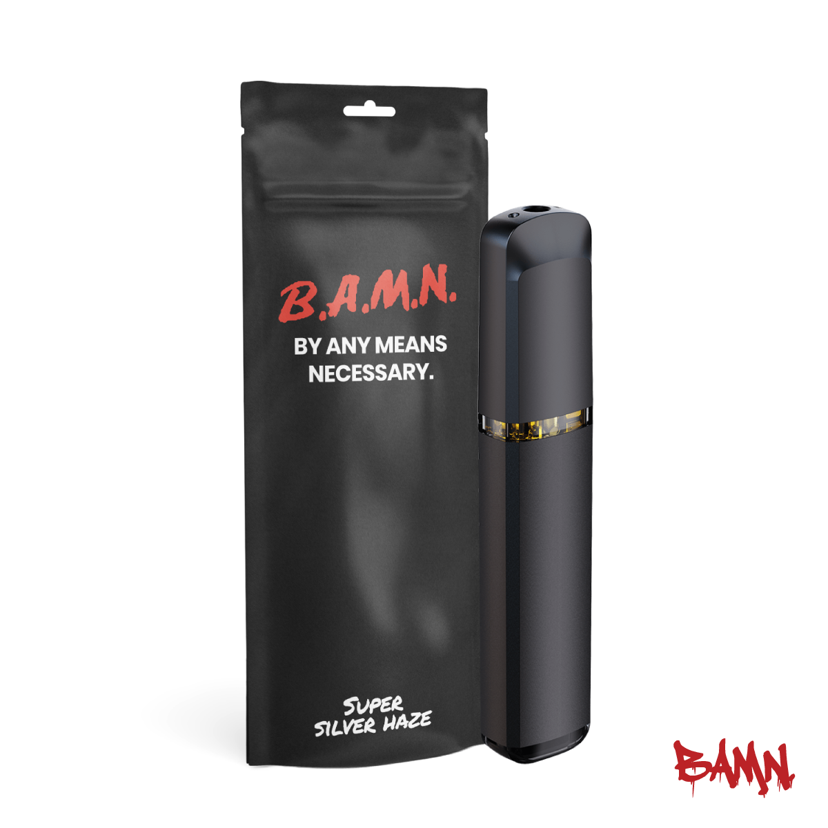 Photograph of product: BAMN Super Silver Haze All-In-One Vape | 1g