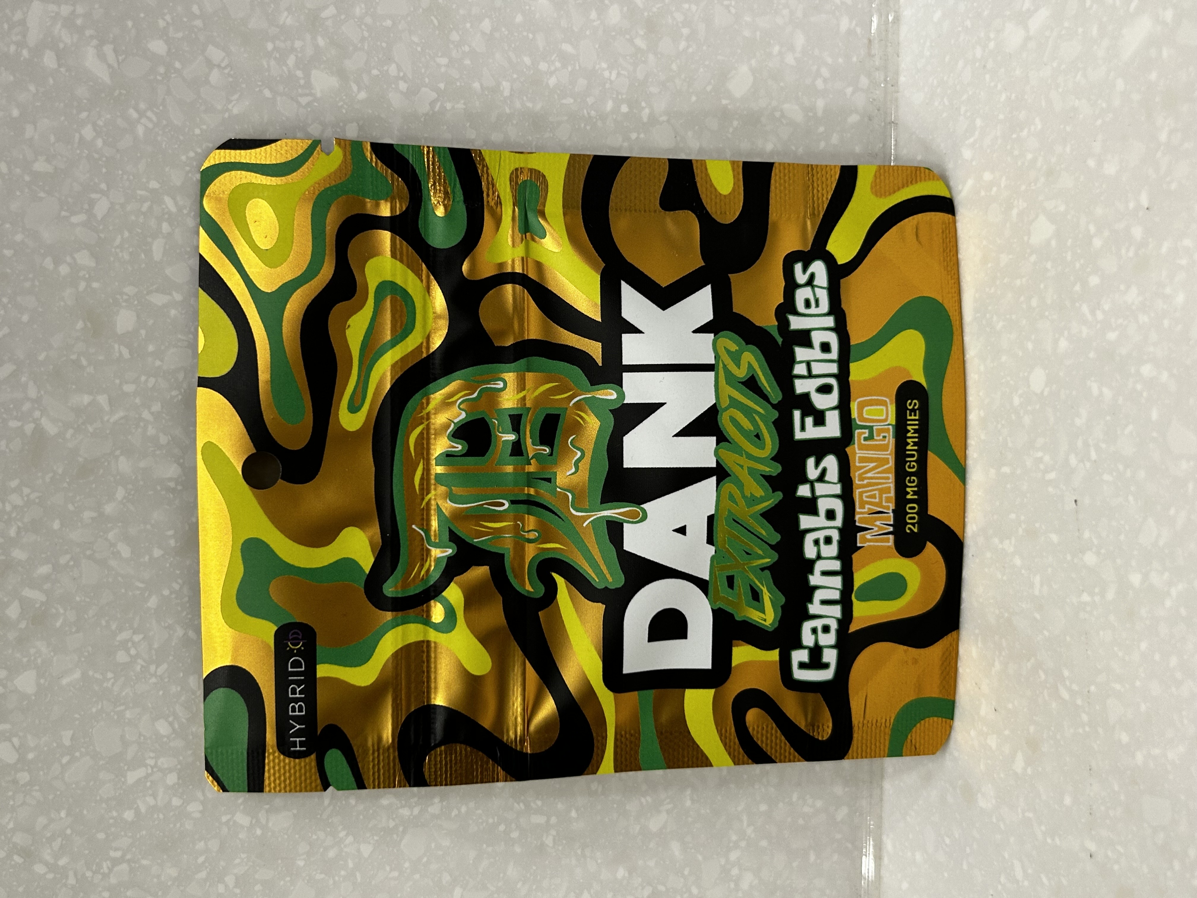 Photograph of product: Dank | Gummies | Mango | 200mg
