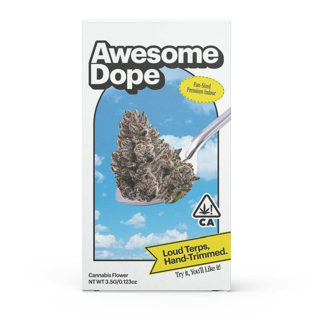 Photograph of product: Awesome Dope 3.5g - Gelato Float