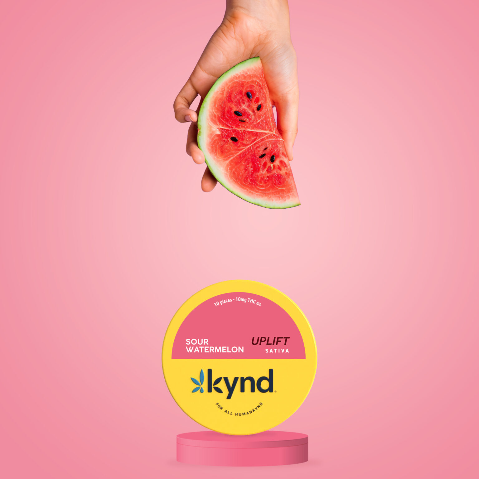 Photograph of product: Sour Watermelon (S) 100mg Vegan Sour Gummies