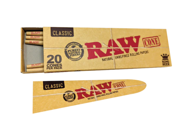 Photograph of product: RAW King Size Cones |  20-Pack