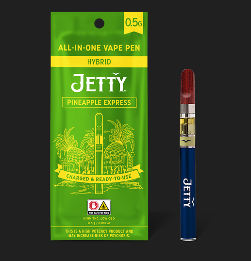 Photograph of product: Jetty Pineapple Express Disposable 0.5G