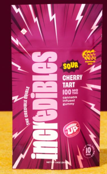 Photograph of product: Sour Cherry Tart | 20 Pack | 100mg