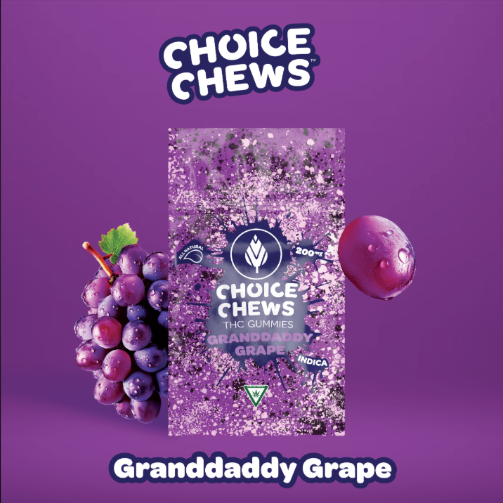 Photograph of product: Grandaddy Grape | 100MG Edibles (TAX INCLUDED)