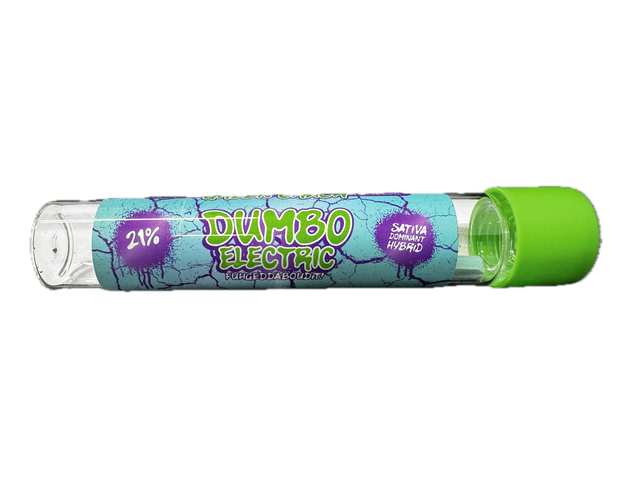 Photograph of product: DUMBO ELECTRIC Green Crack 1g Pre-Roll
