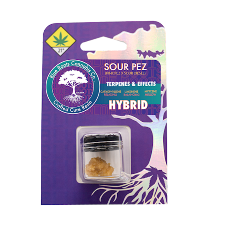 Photograph of product: BLUR Terpene Sugar 1g - Sour Pez