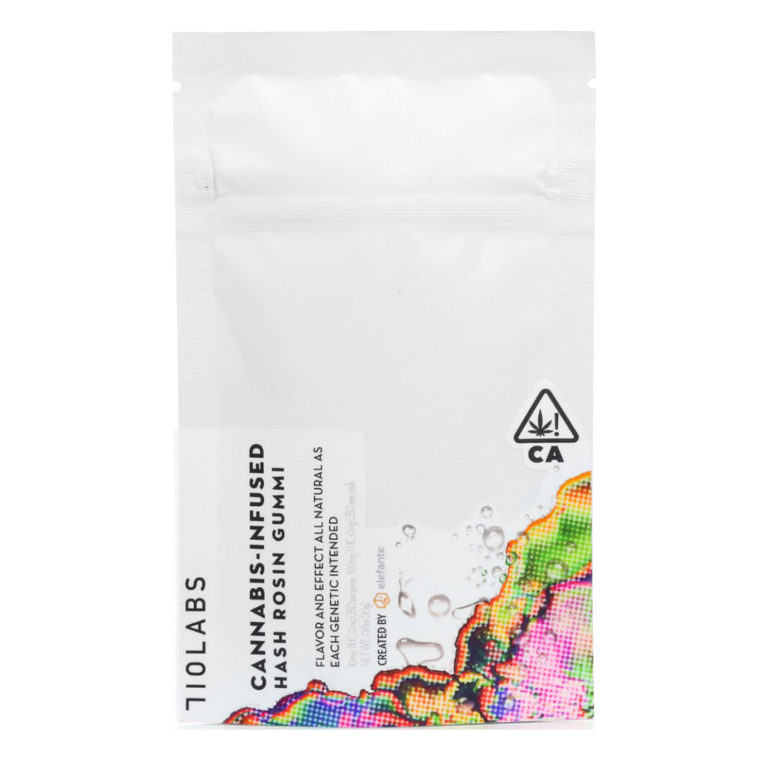 Photograph of product: 710 Labs - Rosin Gummies - Ghost Drip - Gummies - 100mg