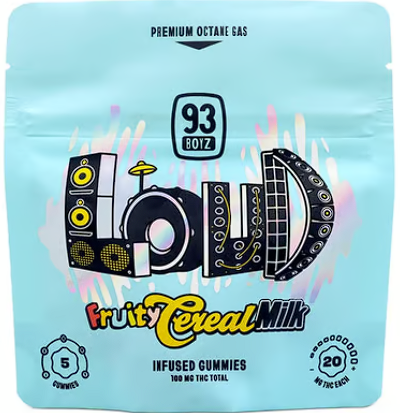 Photograph of product: LOUD Fruity Cereal Milk (H) Gummies 20mg 5pk