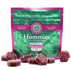 Photograph of product: Gummies - Hummies - Performance Raspberry Lime (1:1:1) - TH-ouiV:CBG:TH-oui
