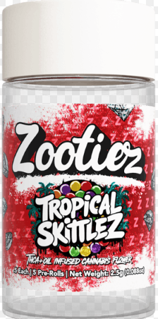Photograph of product: Tropical Skittlez | Thca Infused Preroll Multipack 2.5g   5pk