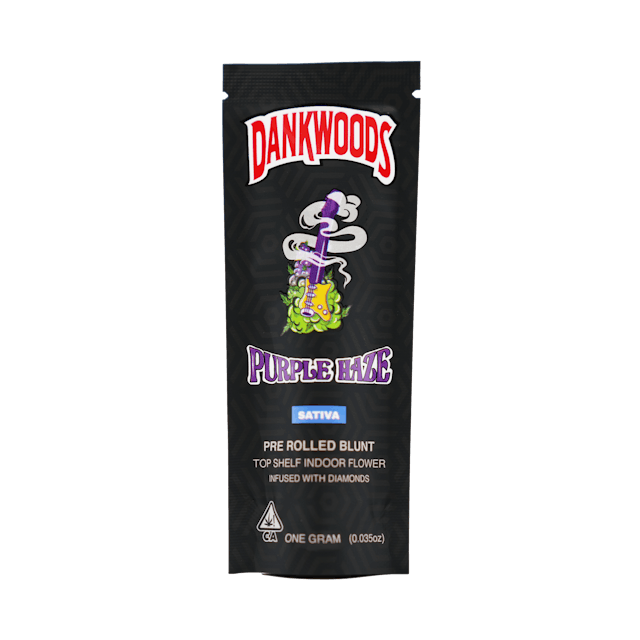 Photograph of product: 1G Blunt Infused Purple Haze - Purple Haze