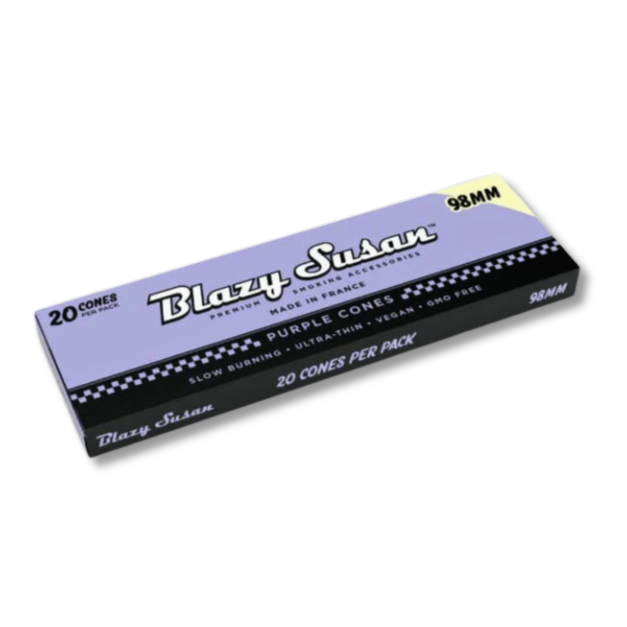 Photograph of product: Blazy Susan - Purple 98mm Cones - 20pk