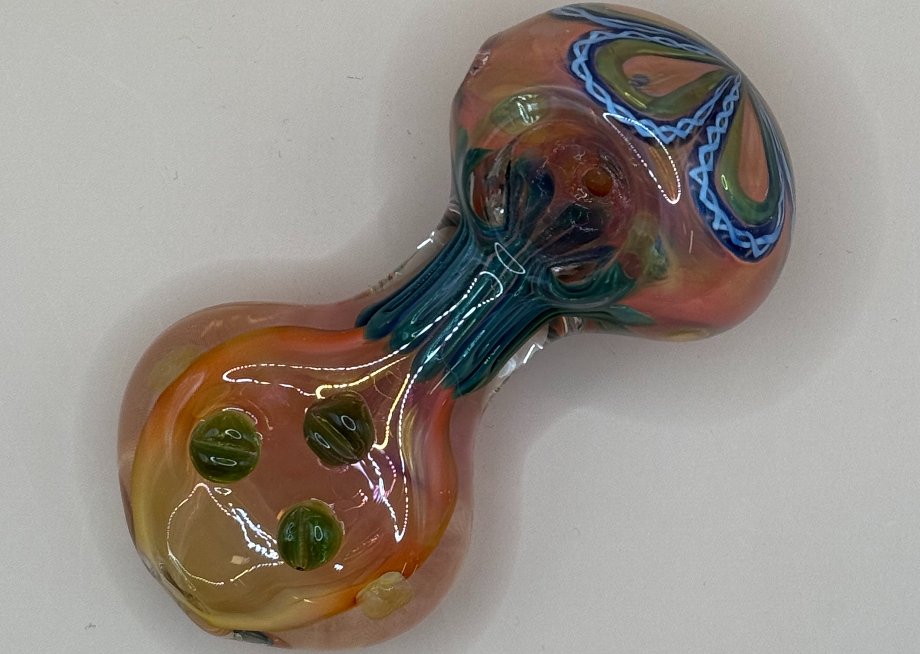 Photograph of product: (REG) The "Dizzy" Glass Pipe