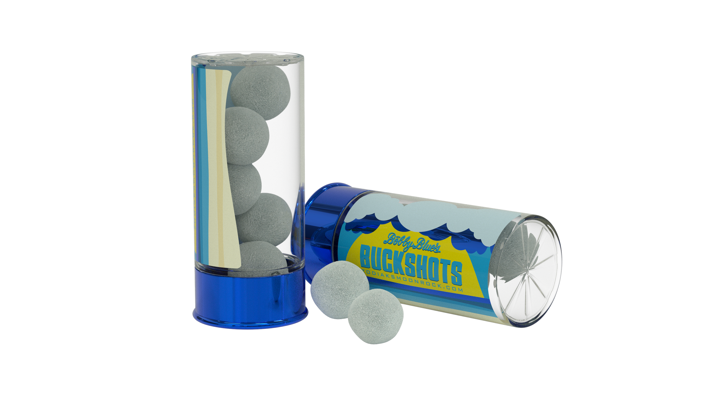 Photograph of product: Dr. Zodiak - Bobby Blue Infused Buckshots - 4.2g