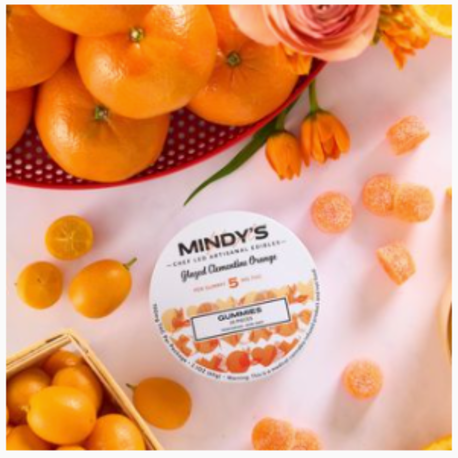 Photograph of product: Gummies | Glazed Clementine Orange | 100mg | 20pk | Mindy's