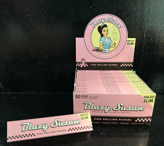 Photograph of product: Blazy Susan King Slim Rolling Papers