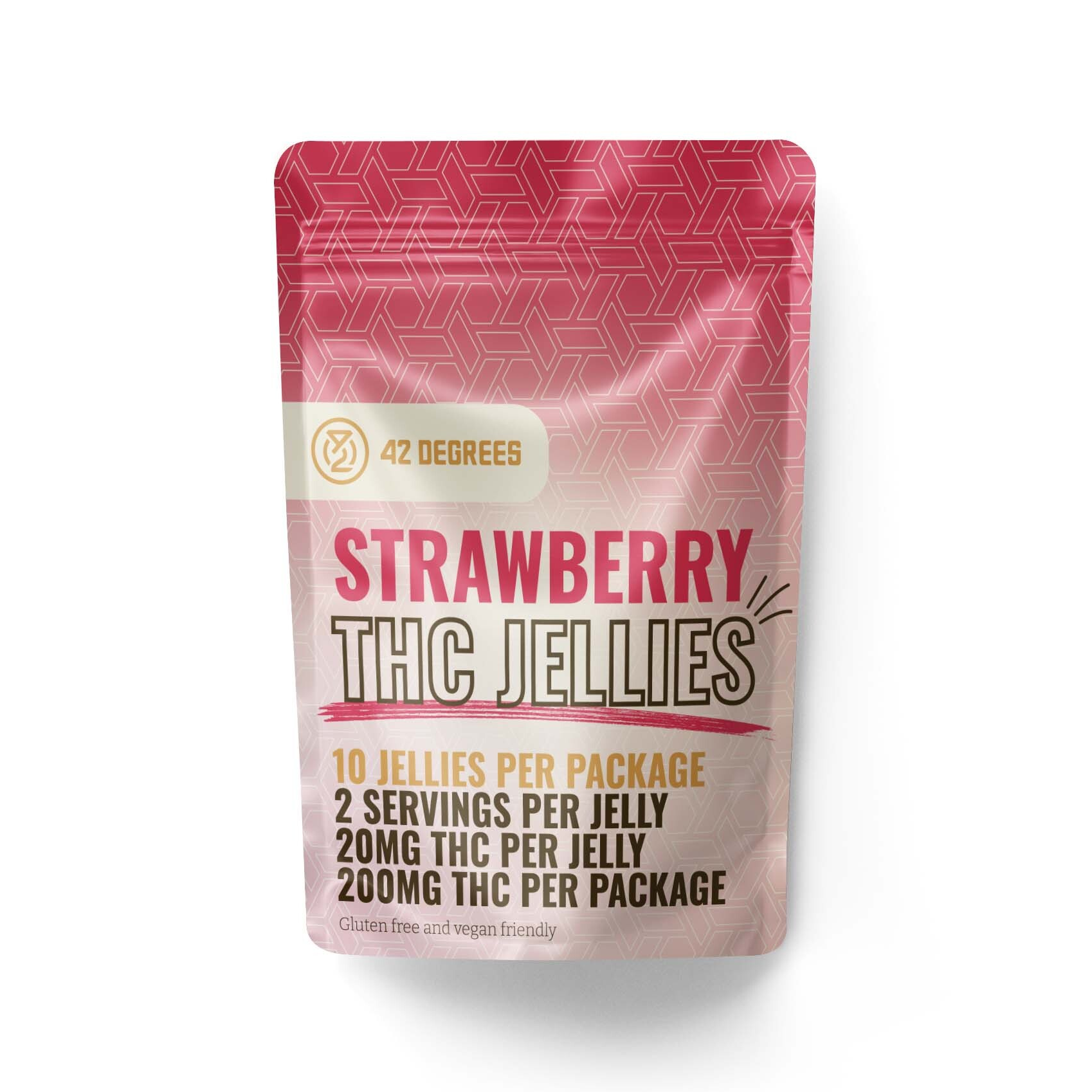 Photograph of product: Strawberry | Jellies TH-oui Gummies 200mg