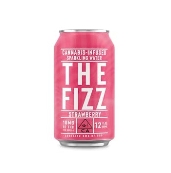 Photograph of product: THE FIZZ Strawberry Sparkling Water 10mg