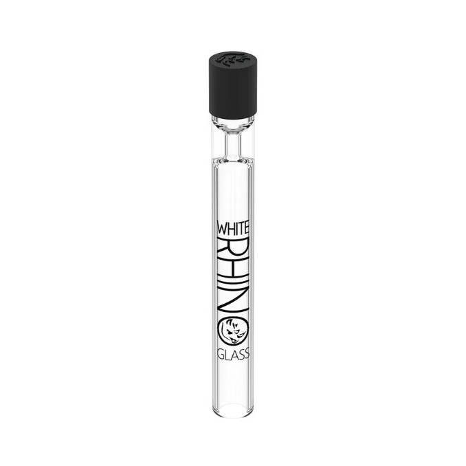 Photograph of product: Chillum | Glass | White Rhino