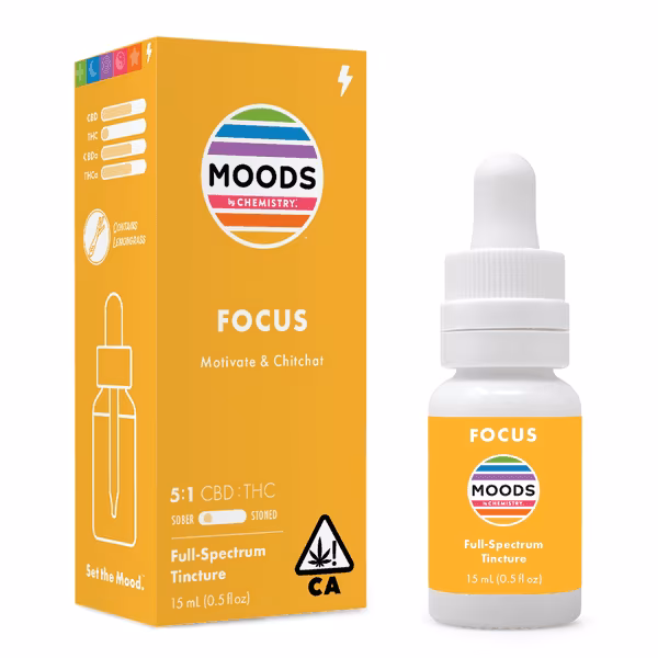 Photograph of product: Focus 5:1 - 120mg Tincture 15ml | Chemistry