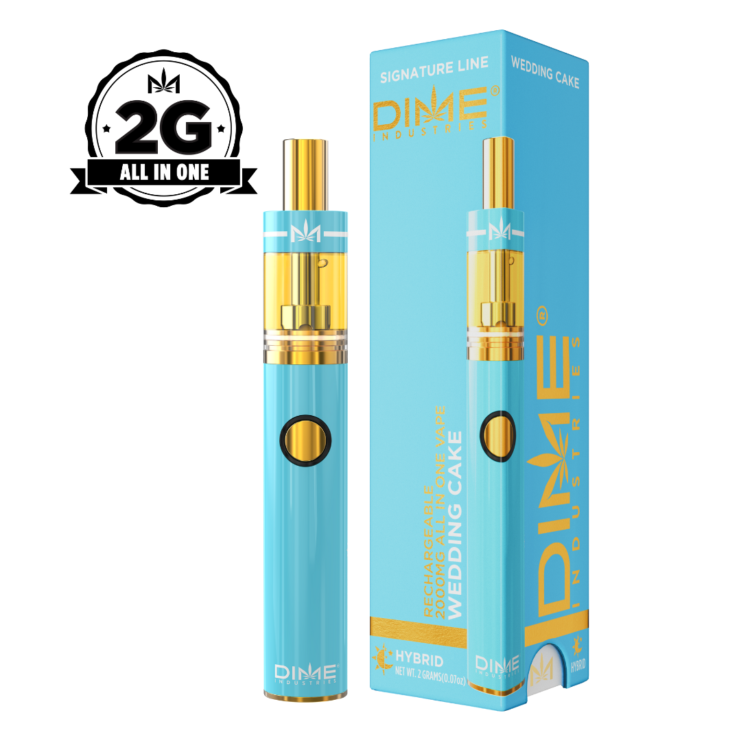 Photograph of product: DIME Signature Line | Vape | Hybrid | Wedding Cake
