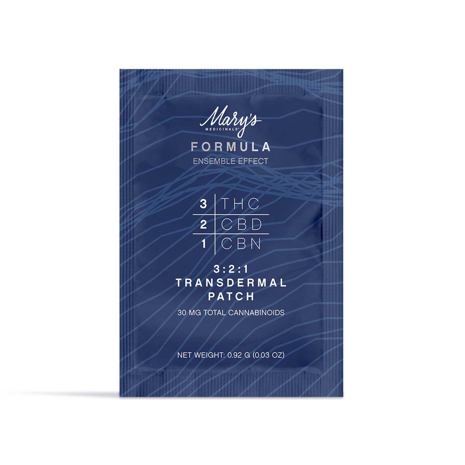 Photograph of Product: Formula 3:2:1 Transdermal Patch