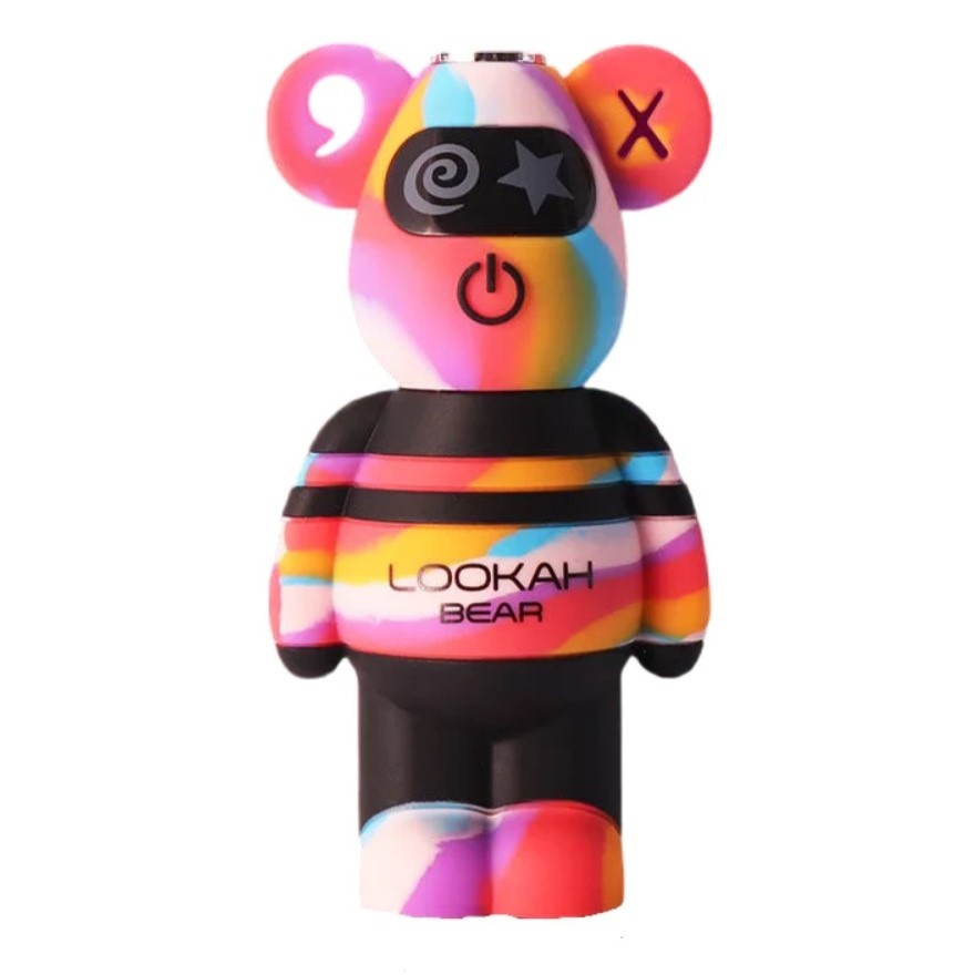 Photograph of product: Lookah Bear 500 mAh Variable Voltage 510 Battery | Rainbow TieDye