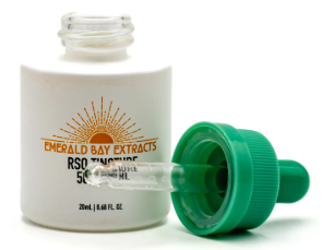 Photograph of product: PINEAPPLE KUSH RSO TINCTURE $61 | NON-OUID! ACCESSORY $30 | OUID! GOOD $10 | EXCISE TAX $1.90