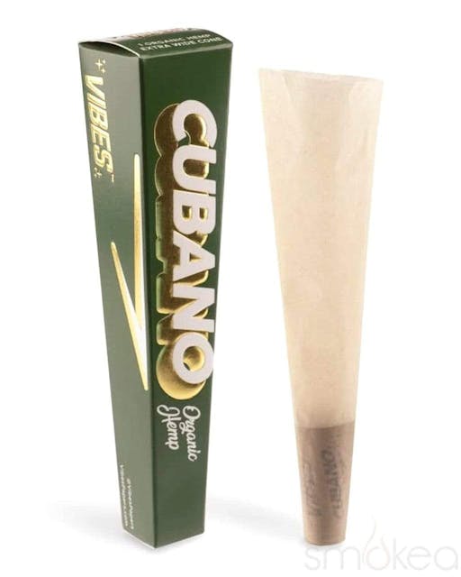 Photograph of product: Vibes - Rolling Papers Cubano Organic Hemp (Green) - 