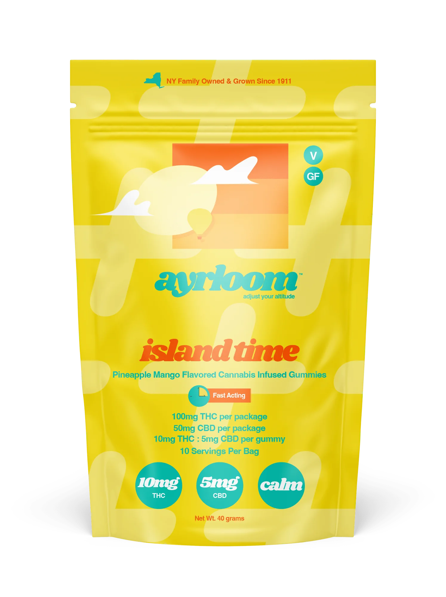 Photograph of product: Ayrloom | Island Time Gummies | 100mg